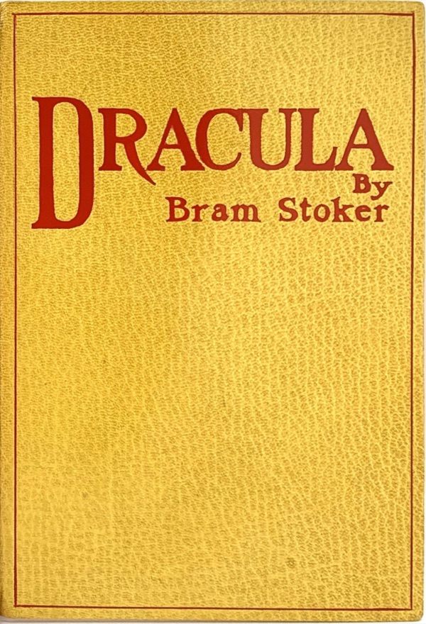 Coperta primei editii a romanului Dracula, 1897