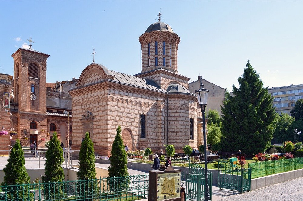 Biserica Curtea Veche din Bucuresti, ridicata langa vechea curte domneasca intarita in timpul lui Vlad Tepes