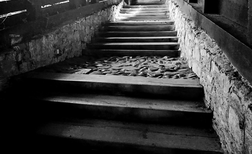 Scara Scolarilor din Sighisoara, scara de lemn acoperita ridicata in 1642